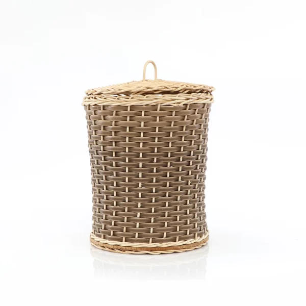 CORBEILLE A PAPIER PVC AVEC COUVERCLE