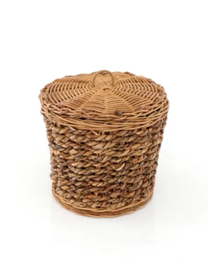CACHE POT AVEC COUVERCLE