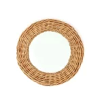 MIROIR ROND MOELLE NATURELLE