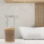CORBEILLE A PAPIER PVC AVEC COUVERCLE