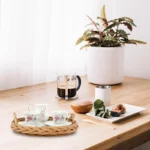 Plateau fond miroir